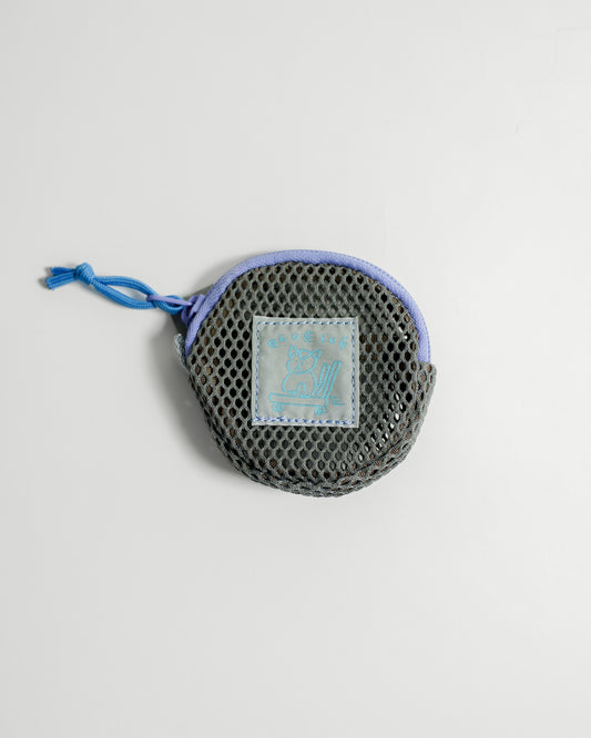 Blue Lug Coin Pouch (Mesh)