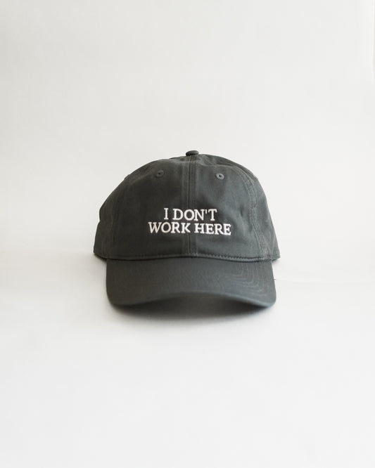 IDEA Books Sorry I Don't Work Here Hat (Charcoal)