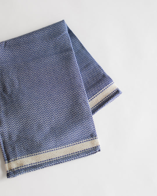 100% Cotton Blue Woven Tea Towel (by Fair Trade Egypt) — Fair Trade Egypt, at SORT Vancouver