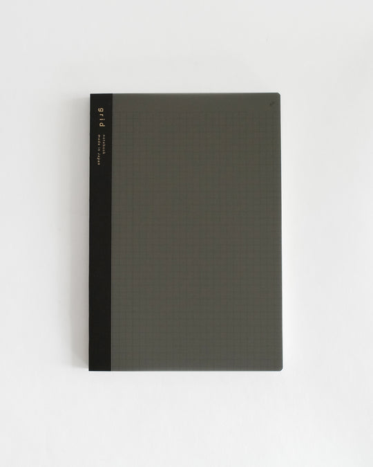 isshoni A5 Size Notebook with Index & Page Numbers - Grid, 192 pages — isshoni, Japan, at SORT Vancouver