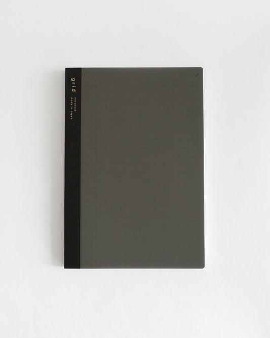 isshoni A5 Size Notebook with Index & Page Numbers - Grid, 192 pages