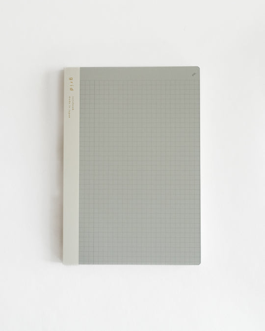 isshoni A5 Size Notebook with Index & Page Numbers - Grid, 192 pages — isshoni, Japan, at SORT Vancouver