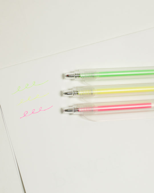 Clipen Pen — Neon (Neon Color Ink, 0.7mm) — clip pen at SORT Vancouver