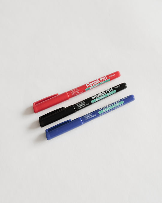 Pentel Green-Label 2.0mm Permanent Marker — Pentel, Japan, at SORT Vancouver