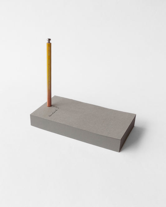 Object Index Penstand Notepad - Gray