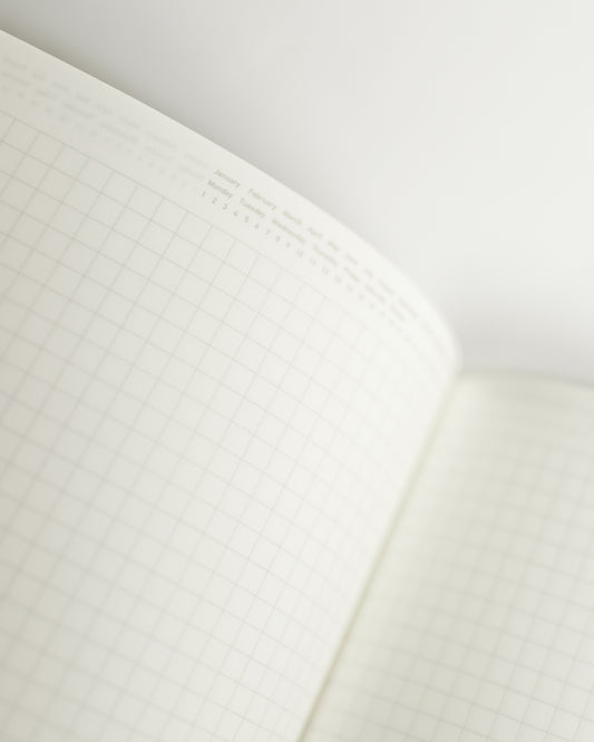 Stalogy 1/2 Year Notebook — A5, Square Grid