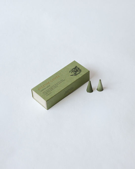 Kousaido Incense Cones - White Sage (10 pieces)
