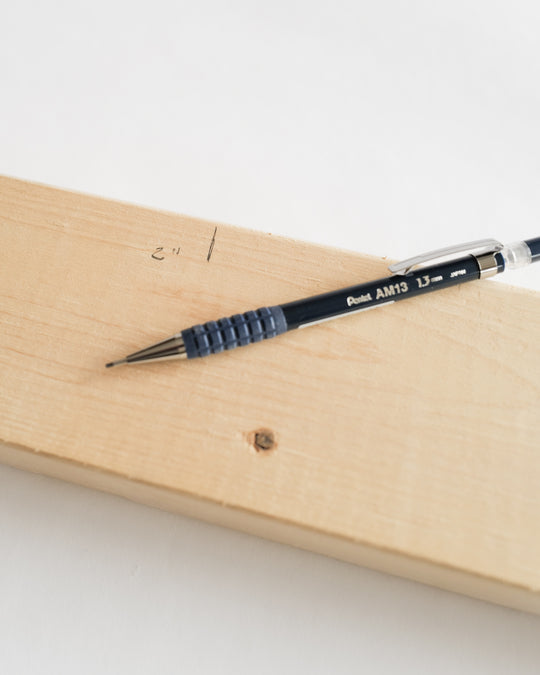 Pentel AM13 1.3mm Mechanical Pencil—for tile, wood, drywall, concrete and paper — Pentel, Japan, at SORT Vancouver