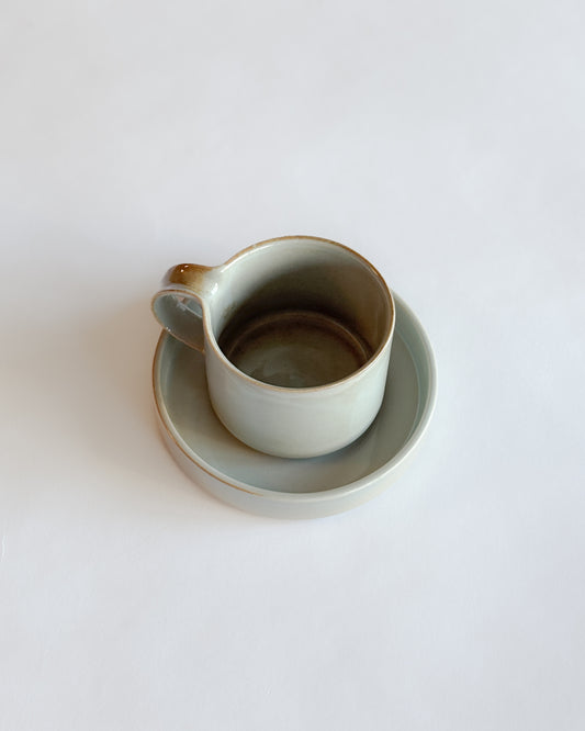 Ceramic Cup & Saucer by Ceramic Japan