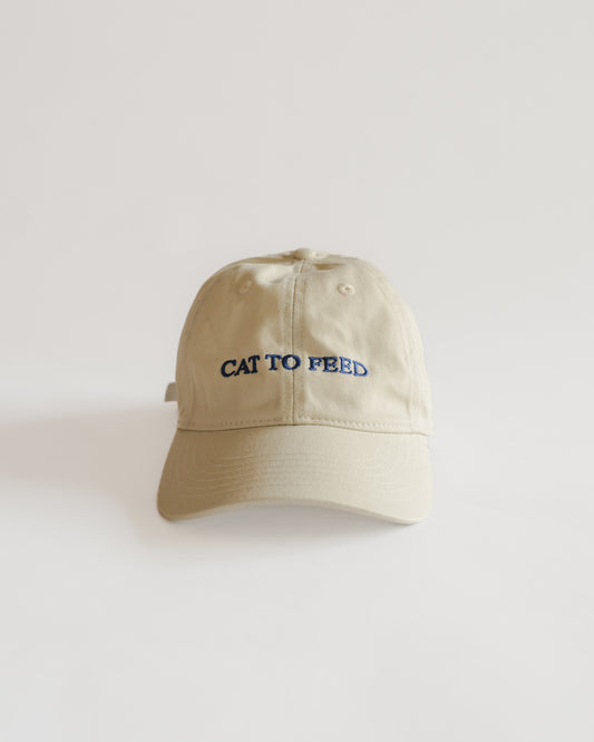 IDEA Books Cat To Feed Hat (Beige)