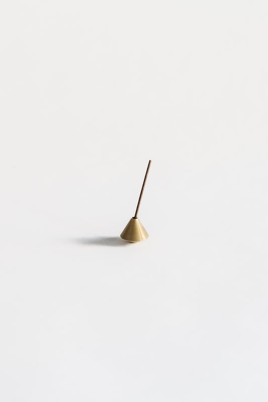 Elemense Acorn Brass Incense Holder