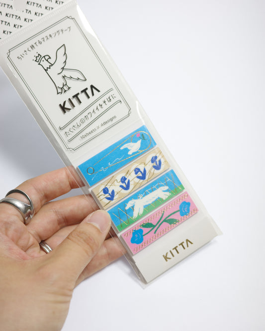 KITTA by King Jim — Pre-Cut Washi Tape Stickers (Varies Styles)
