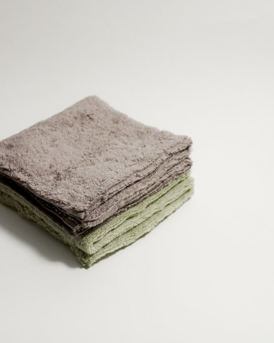 Japanese Premium Imabari Chiffon Fluffy Face Towel - 34 × 36 cm — Imabari towel, Japan, at SORT Vancouver