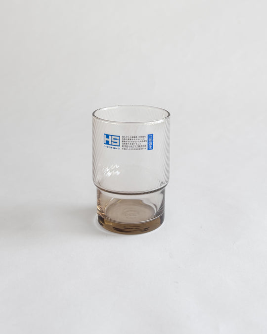 Toyo-Sasaki Hard Strong Stacking Glass Amber Twist Cup — Toyo-Sasaki, Japan, at SORT Vancouver