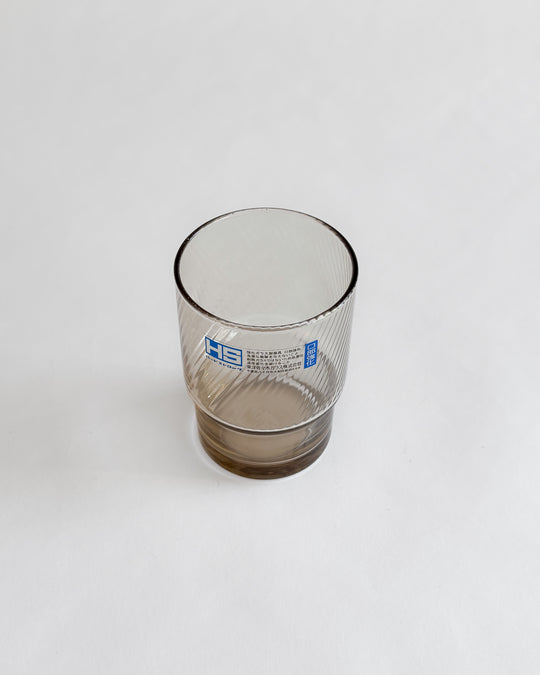Toyo-Sasaki Hard Strong Stacking Glass Amber Twist Cup — Toyo-Sasaki, Japan, at SORT Vancouver