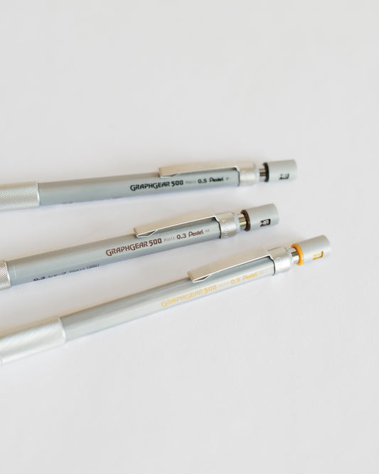 Pentel Mechanical Pencil Graphgear 500 - Metallic Body