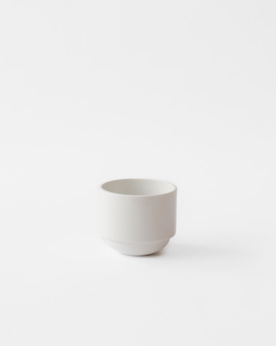 Hasami Porcelain White Latte Cup HPW050 — Short 8.4oz — Hasami ware, Japan, at SORT Vancouver