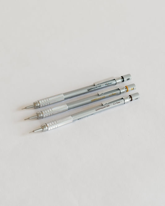 Pentel Mechanical Pencil Graphgear 500 - Metallic Body