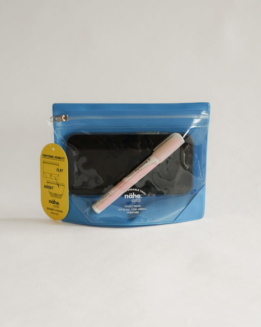 Hightide Gusset Pouch - Medium, 7.2" × 5.6" (NÄHE Collection)