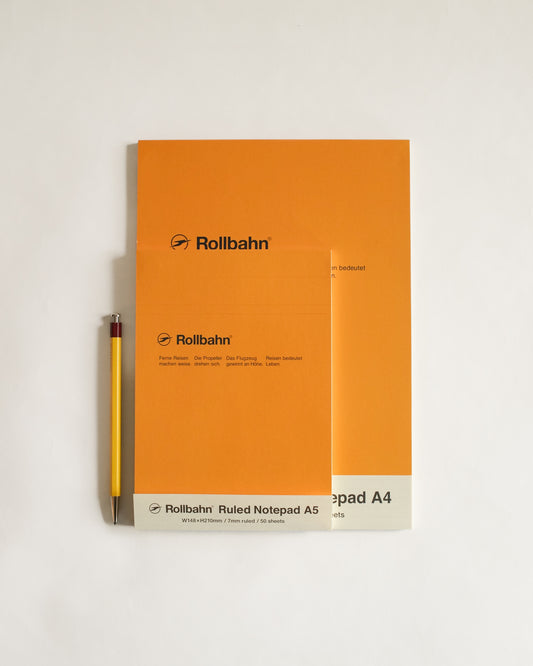 Rollbahn by Delfonics Notepad with Perforation - A4 & A5
