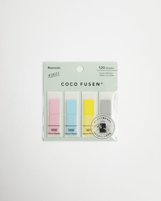 Kanmido COCO FUSEN Colour Sticky Notes — 120 Sheets — Kanmido, Japan, at SORT Vancouver