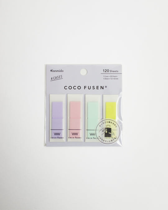 Kanmido COCO FUSEN Colour Sticky Notes — 120 Sheets — Kanmido, Japan, at SORT Vancouver