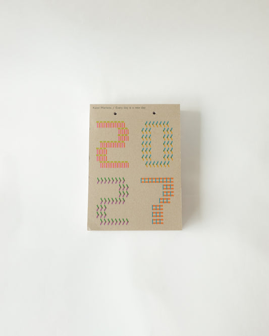 2027 Tear-off Calendar by Karel Martens
