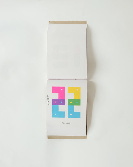 2027 Tear-off Calendar by Karel Martens