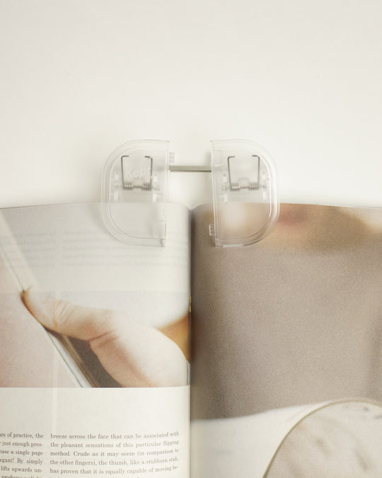Kept Half-Split Book or Paper Clip by Raymay Fujii - Clear — Raymay Fujii, Japan, at SORT Vancouver