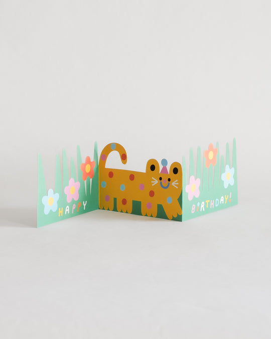 Wrap Cat Fold Out Card — greeting card at SORT Vancouver