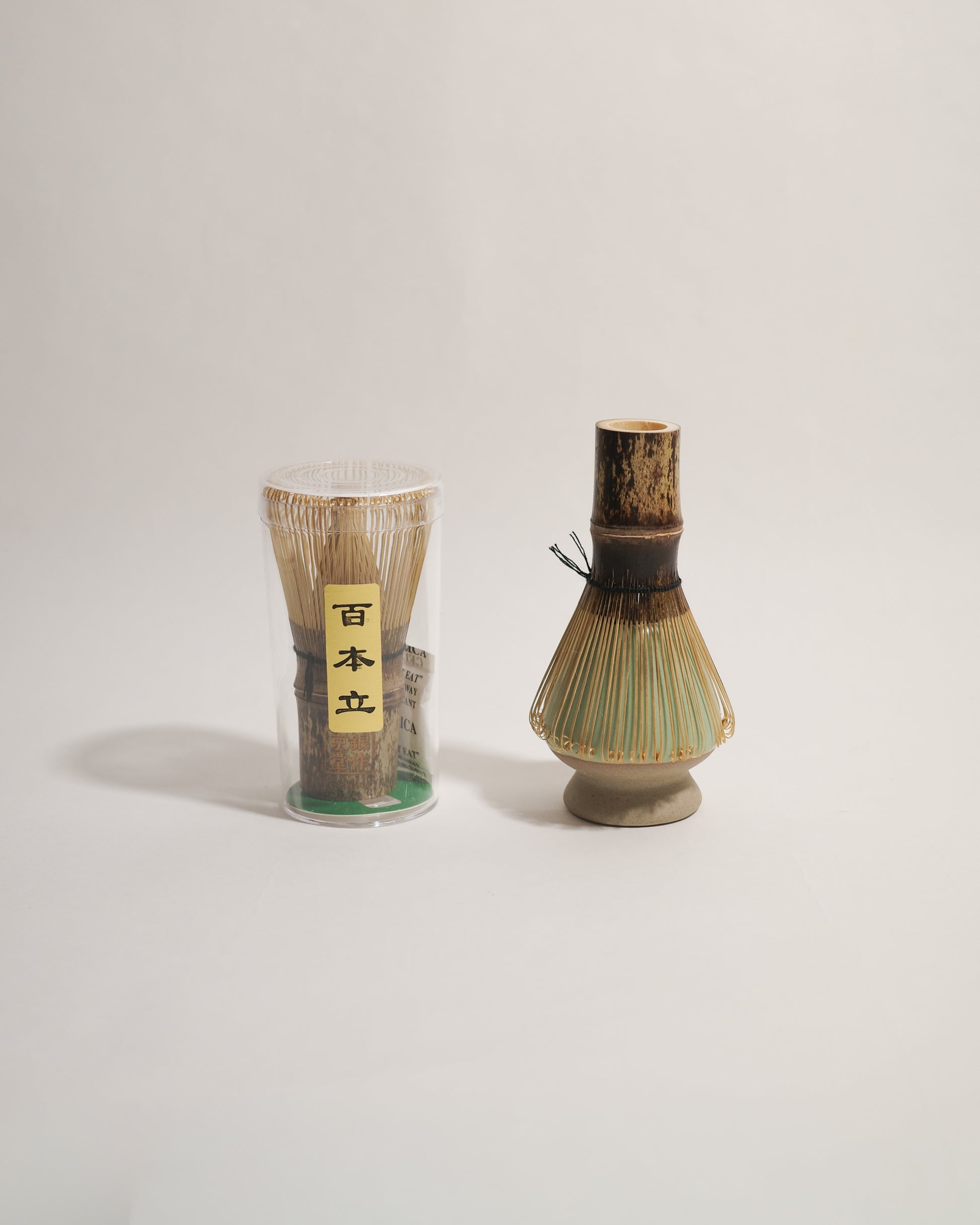 Japanese Bamboo Matcha Whisk (Chasen) 百本立 — 100 Bristle — Cesa Beams, Japan, at SORT Vancouver