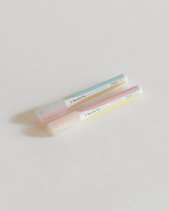 KOKUYO Beetle-Tip Dual Color Soft Color Highlighter — KOKUYO, Japan, at SORT Vancouver