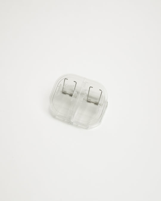 Kept Half-Split Book or Paper Clip by Raymay Fujii - Clear — Raymay Fujii, Japan, at SORT Vancouver