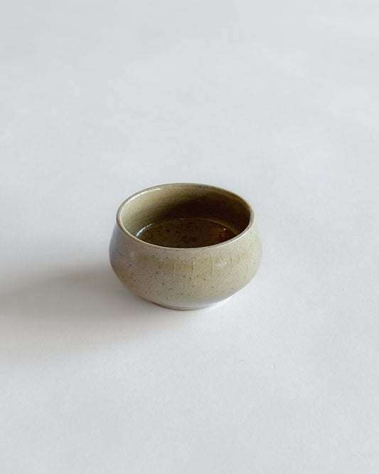 (J4) Janice Wong Small Cup — Flax Stoneware