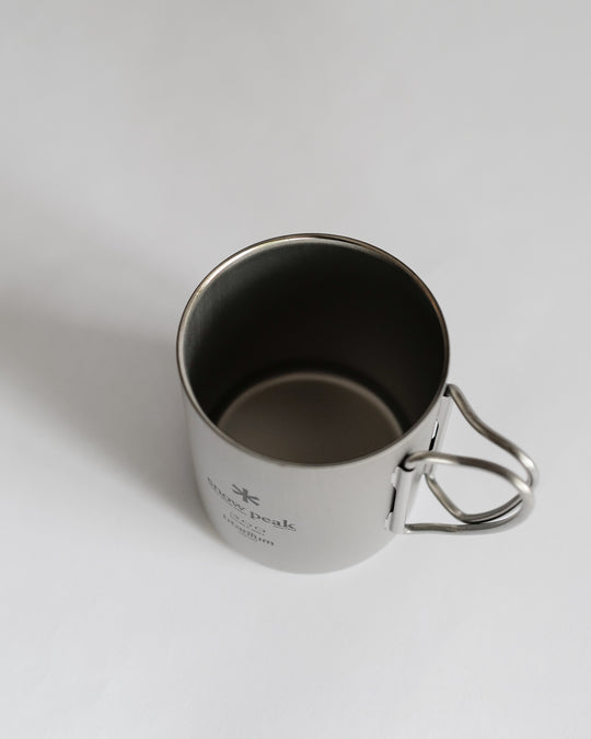 Snow Peak Titanium Double Wall Mug 300ml (MG-152) — Snow Peak, Japan, at SORT Vancouver