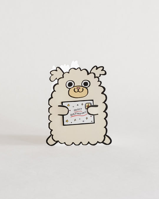 Wrap Dog with Mini Card — greeting card at SORT Vancouver