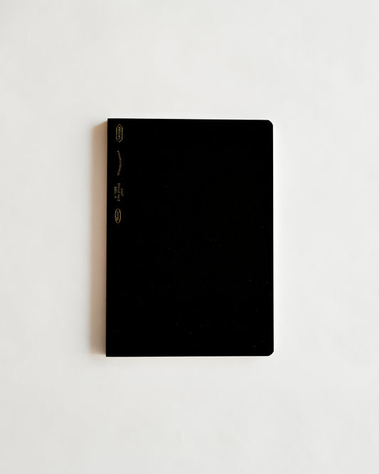 Stalogy 1/2 Year Notebook — A5, Dotted, Black