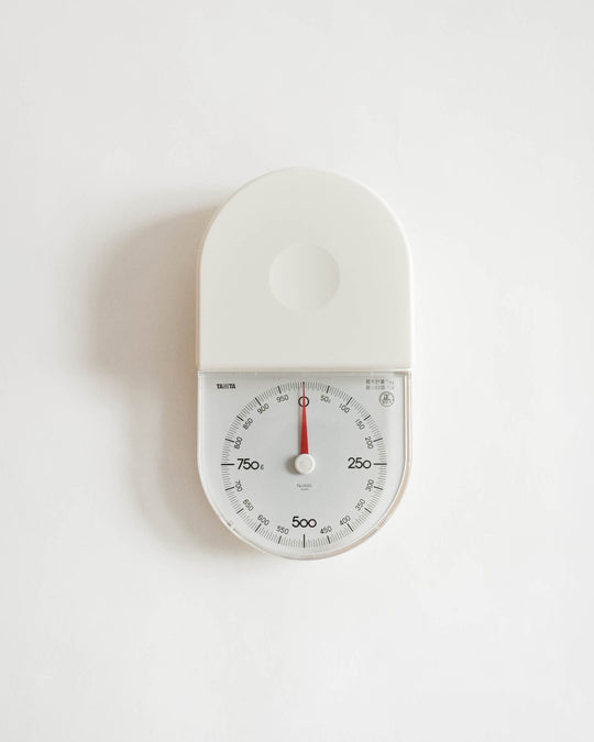 Tanita Analog White Cooking 1 kg Scale - Non-Electric — Tanita, Japan, at SORT Vancouver