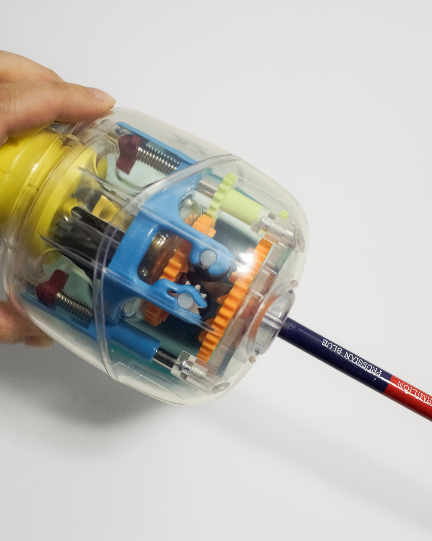SONIC Togari Turn — Manual Pencil Sharpener (Transparent) — SONIC, Japan, at SORT Vancouver