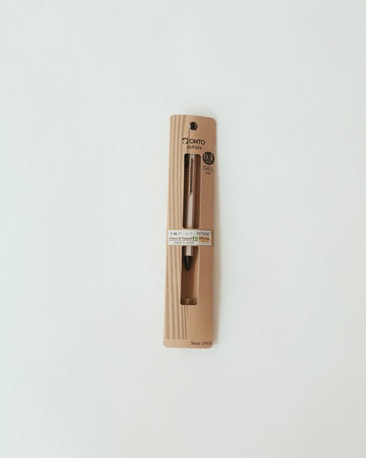 OHTO WN04 Warm & Natural Gel Pen — 0.4mm