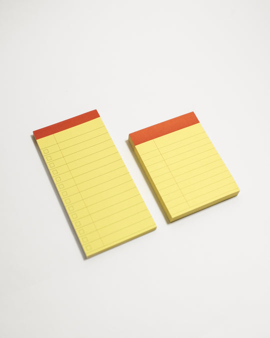 ItoYa Legal Sticky Memo Pad (To-do Checklist or Ruled) — Itoya, Japan, at SORT Vancouver