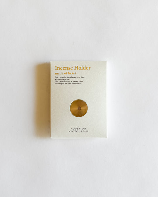 Kousaido Brass Incense Holder — Kousaido, Japan, at SORT Vancouver