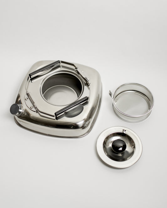 Sugiyama Stainless Steel Cube Kettle — Sugiyama, Japan, at SORT Vancouver