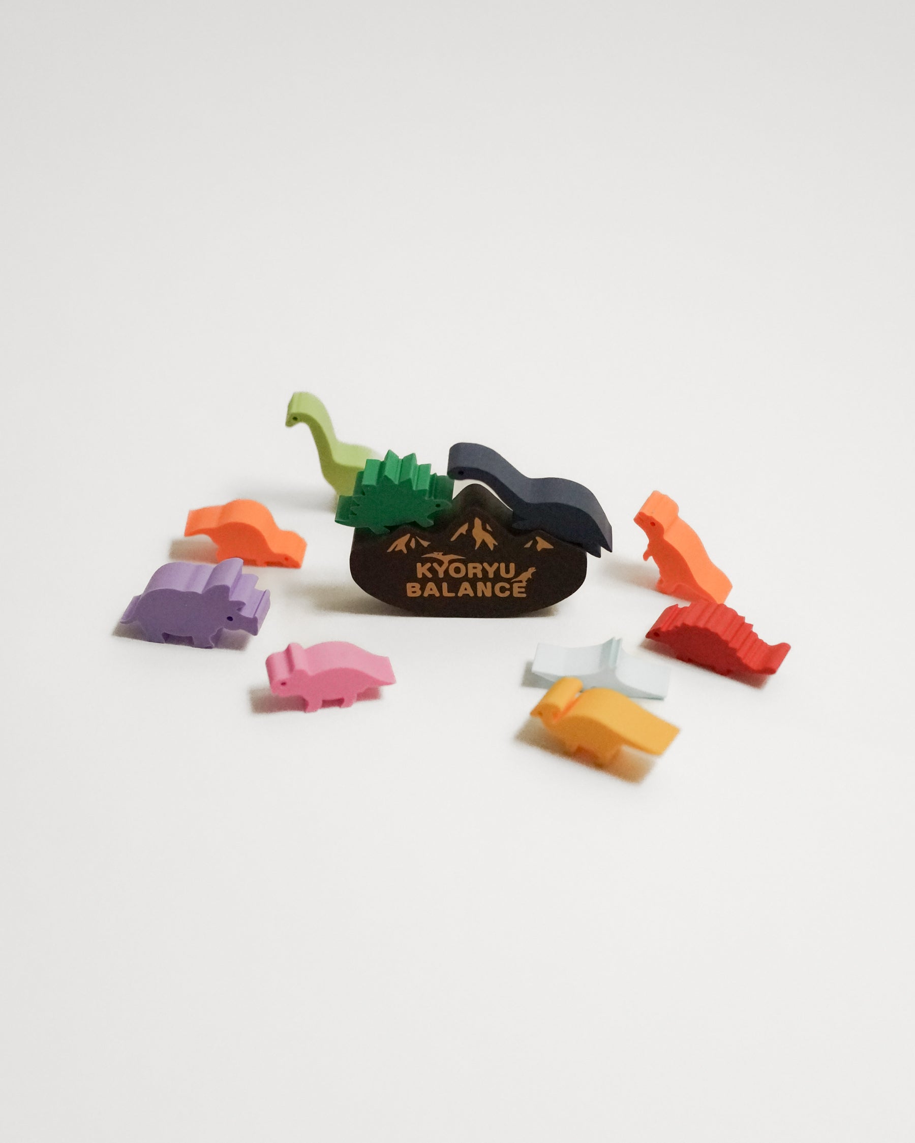 Dinosaur Balance Game Erasers — 10 Erasers Set — Japanese eraser set at SORT Vancouver