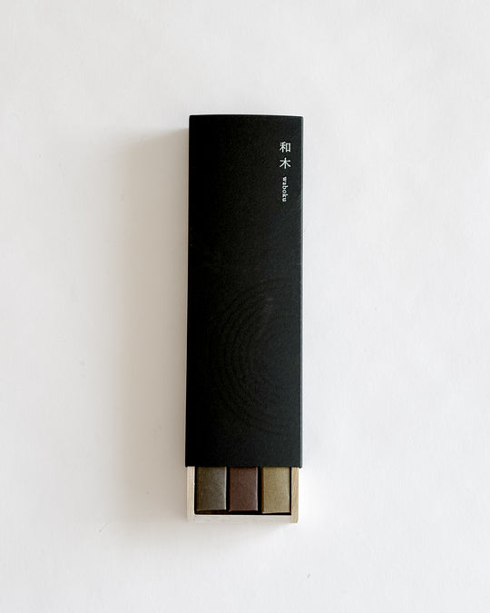 Kousaido Japanese Incense — Waboku Series Set of 3 — Kousaido, Japan, at SORT Vancouver