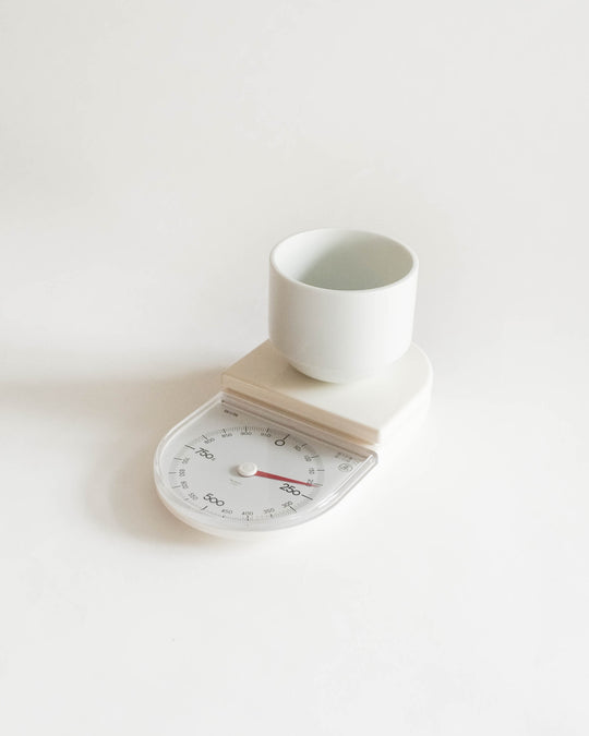 Tanita Analog White Cooking 1 kg Scale - Non-Electric — Tanita, Japan, at SORT Vancouver