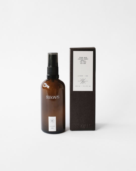 SSSOAPS A Mist 094 — Cedar Wood, Juniper Berry, etc. — handmade spray at SORT Vancouver
