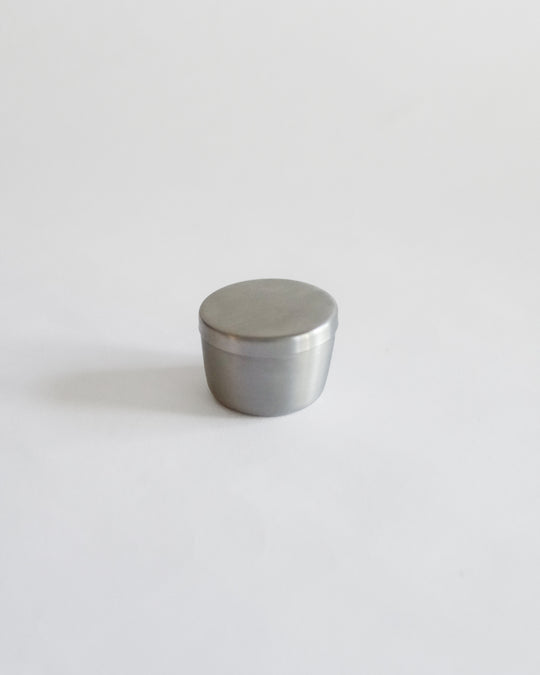 Japan 18-8 Stainless Steel Small Rounded Container — Japanese stainless steel, at SORT Vancouver