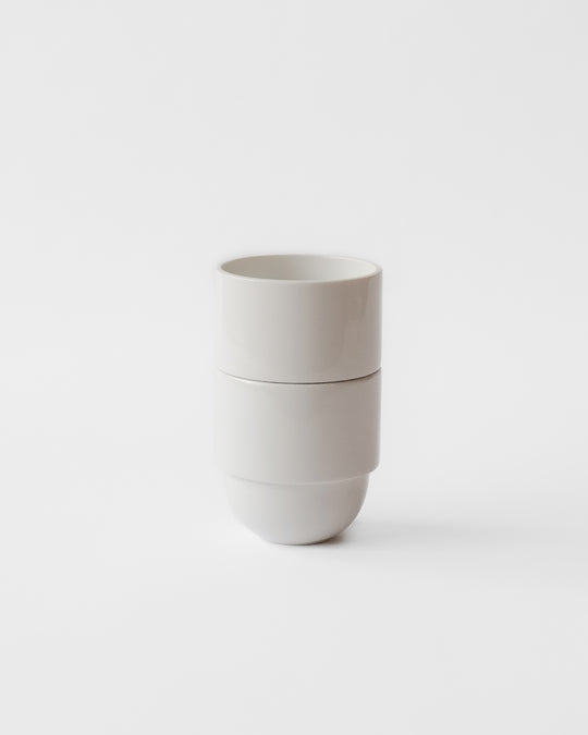 Hasami Porcelain White Latte Cup HPW051 — Tall 13oz — Hasami ware, Japan, at SORT Vancouver