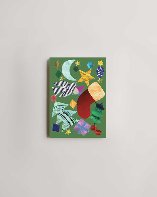 Wrap Abstract Christmas Card